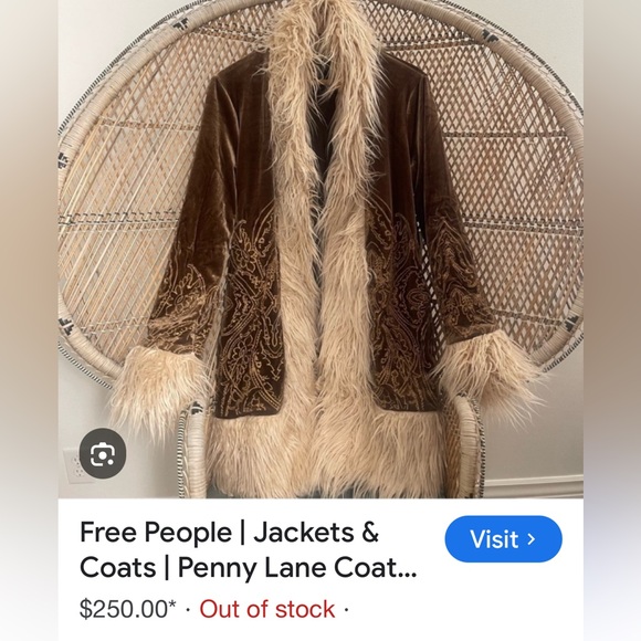 Penny Lane coat! Forever 21 coat. Rare Identical to the free people Stillwater - Picture 10 of 10